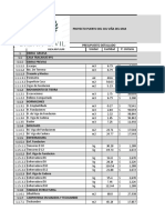 Presupuesto detallado proyecto Puerto del Sol Viña del Mar