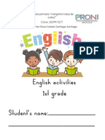 1st Grade English Activities from Escuela Primaria Margarita Maza de Juárez
