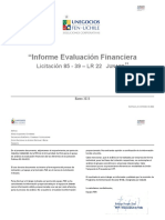 Informe Análisis Financiero Licitación 85-39-LR22 31ene23 (002) Adjudicación PAE 2023