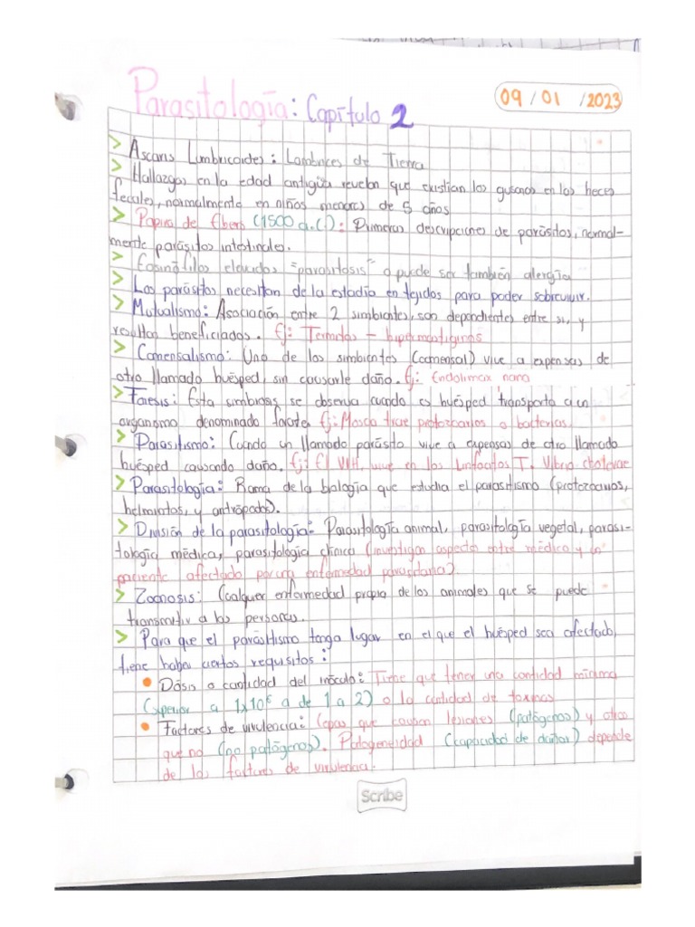 Cap 2 Resumen Parasitologia PDF