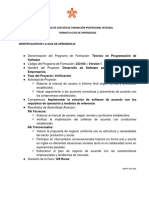 Software: Proceso de Gestión de Formación Profesional Integral Formato Guía de Aprendizaje