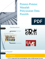 Potensi Masalah Penyusunan Data Pemilih