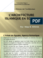 Larchitecture Islamique en Egypte