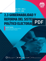 2.3 Estado y Gestion Gobernabilidad y Reforma Del Sistema Politico Electoral