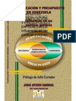 Ebook en PDF PLANIFICACION Y PRESUPUESTO EN VENEZUELA Influencias en Las Politicas Publicas