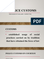 Police Customs