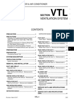 Ventilation system removal and installation guide