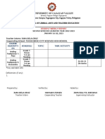 STUDENT WEEKLY REPORT and NARRATIVE REPORT TEMPLATE