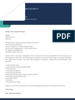 Navy Green Blue Simple Elegant Cover Letter