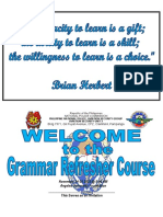 Grammar Refresher Course