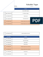 Time Schedule