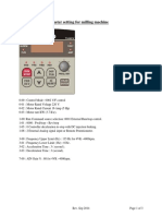 Teco 7300CV Wiring & Setting (Mill)