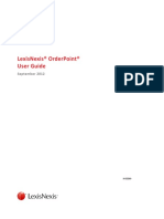 OrderPoint User Guide 2012