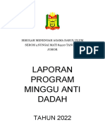 Laporan Minggu Anti Dadah 2022