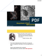 Unit 8 Biosynthesis of Nucleic Acids - Replication