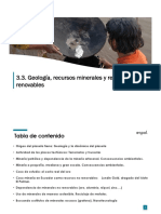 3.3. Geologia, Mineria y Recursos No Renovables MPCR