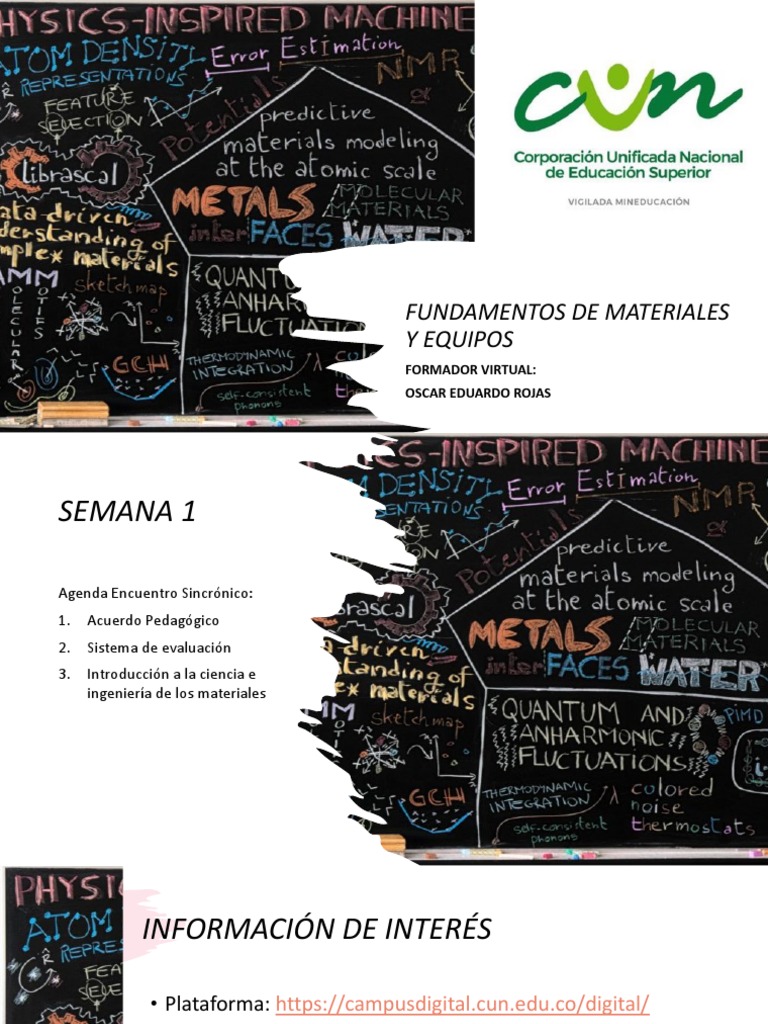 Fundamentos de Materiales y equipos S1 | PDF | Átomos | Moléculas
