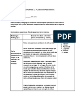 Formato Planeación Actividad Con Familias Karo