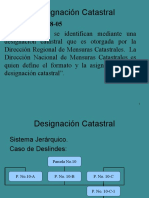 Designación Catastral Sistema