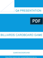 ADTECH2 Q4 Billiards Cardboard Game