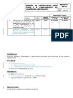 MK-NT-05 QR-13 - Emisión de Certificados EASA Form 1 A Componentes No Mantenidos en Taller - Rev. 1