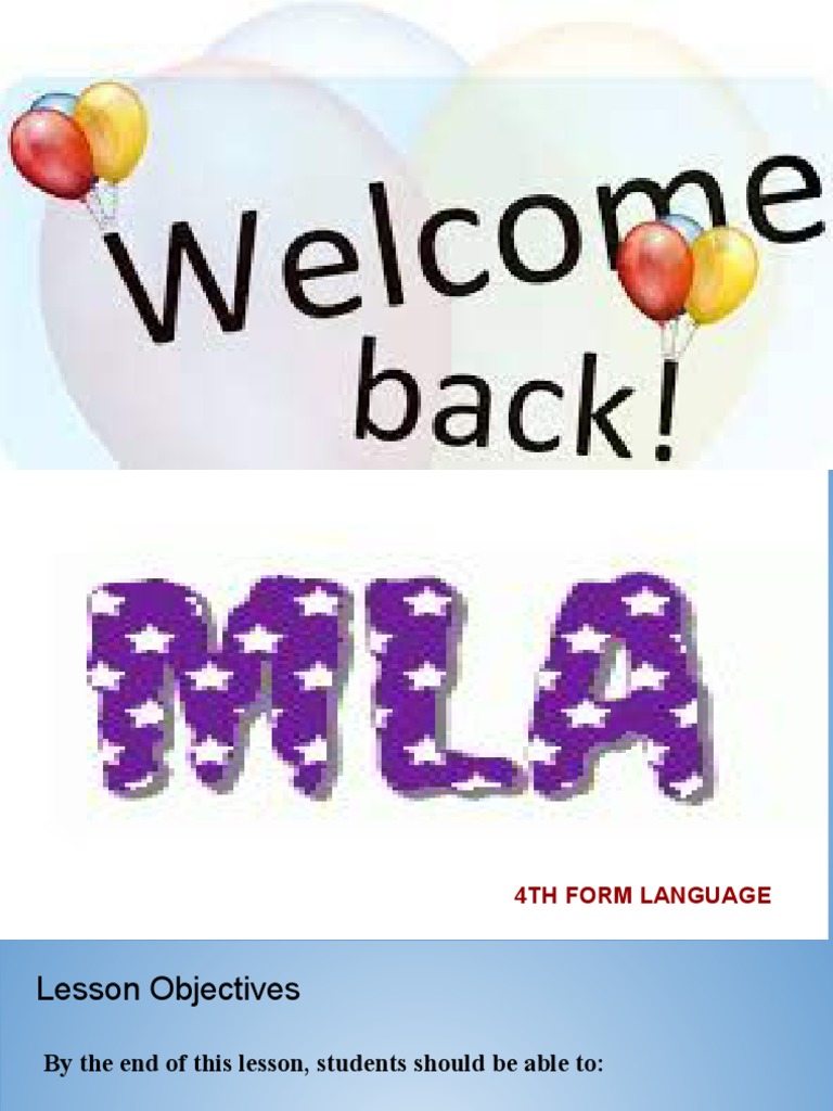 4 GRP 8 MLA Citation Day 1 PDF Foreign Language Studies