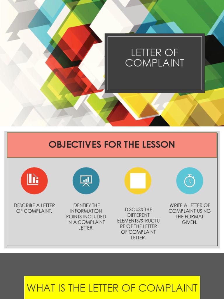 Complaint Letter Writing Guide | PDF