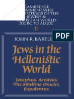 Bartlett, John (Ed.) - Jews in The Hellenistic World (Cambridge, 1985)