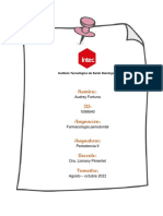 Farmacología Periodontal Audrey Fortuna 1099540