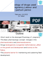 Pharmacology of Drugs in Regnancy