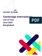 Cambridge International List of Fees June 2023-1
