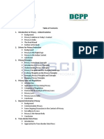 Table of Contents-DCPP