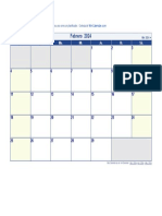 Calendario Febrero 2024 blanco planificador WinCalendar