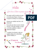 Carta Hada de Los Dientes