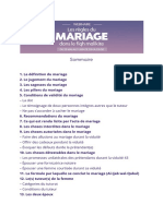 Fiqh Mariage -Notes Du Séminaire