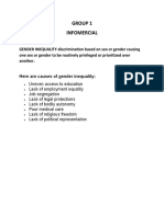 Group Activity Social Inequalities