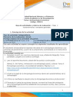 Guía de Actividades y Rúbrica de Evaluación - Unidad 1 - Fase 1 - Reconocimiento. Conceptos Generales