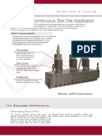 Equity Continuous Slot Die - Adhesive Applicator