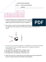 Skill Test IV Physics and Mathematics Grade 6