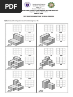 Tech Draw 8 First Quarter Examination