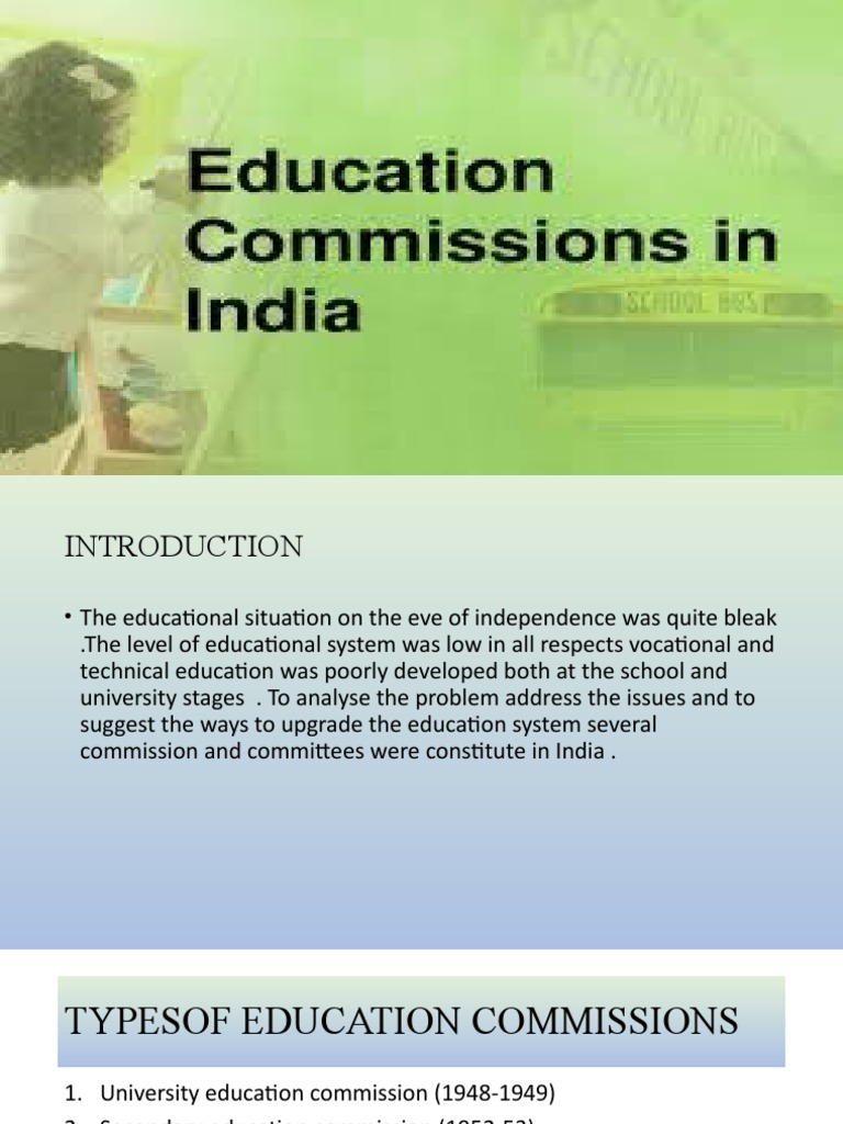 Overview of Post-Independence Education Commissions | PDF | Career & Growth