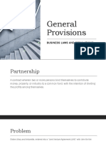 Business Law and Regulations General Provisions