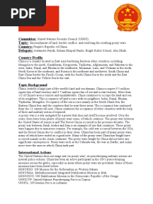 Mun Position Paper