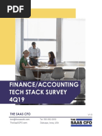 The SaaS CFO Finance-Accounting Tech Stack Survey v1.0