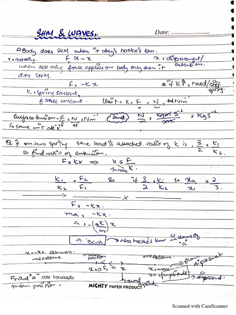 MDCAT Physics Notes PDF Download | PDF
