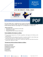 Vinuth Hegde and Co - Finance Budget Lega - Feb 2023