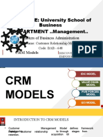 CRM - Models - QCI Model of CRM
