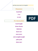 Minimal Pairs