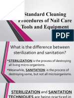 Standard cleaning nail care tools