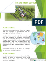 Plant Location & Plant Layout